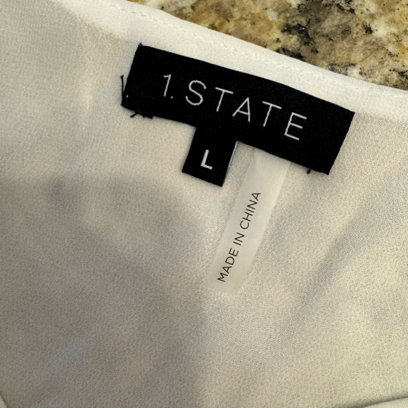 1. State Elegant Cream Spaghetti Strap Top - Picture 3 of 3